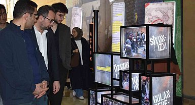 Filistin'deki soykırımı anlatan "Hafıza Sergisi" açıldı