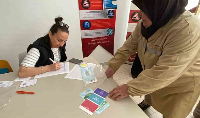 Fındık fabrikası çalışanların kilolarını ölçtüler