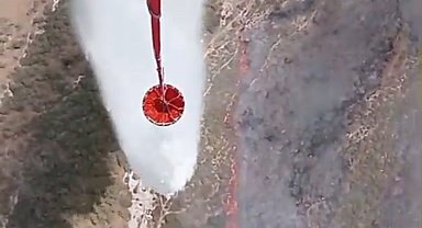 Foça'daki ziraat arazisinde yangın çıktı