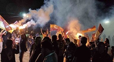 Galatasaray 25. şampiyonluğu Denizli'de coşkuyla kutlandı