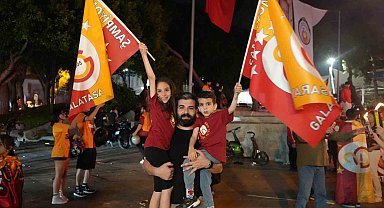 Galatasaray şampiyon oldu, Antalya sokaklara döküldü