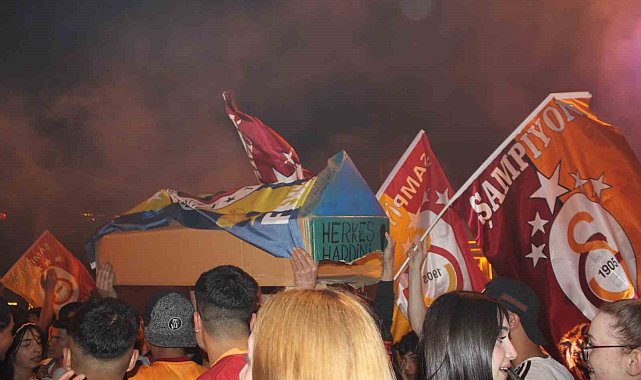 Galatasaray'ın şampiyonluğu Kayseri'de coşkuyla kutlandı