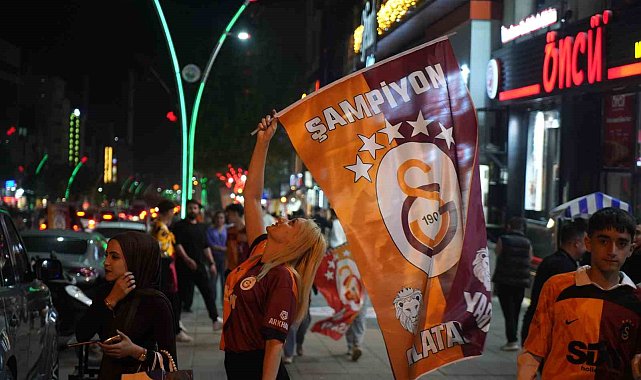 Galatasaray'ın şampiyonluğu Muş'ta coşkuyla kutlandı