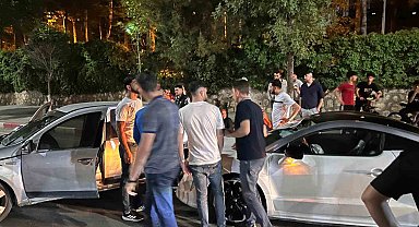 Galatasaray'ın şampiyonluk kutlamasında kaza: 1 yaralı