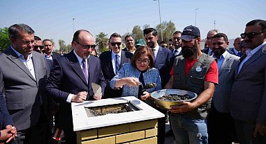 Gaziantep Büyükşehir, Bağdat'taki Türkiye Bahçesi'ne 5 bin fidan hediye etti