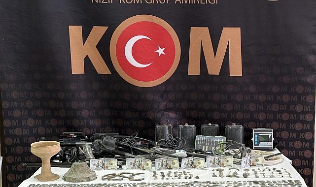 Gaziantep'te 3 bin 127 adet sikke ele geçirildi