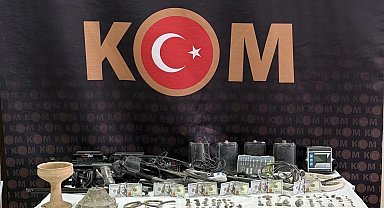 Gaziantep'te 3 bin 127 adet sikke ele geçirildi