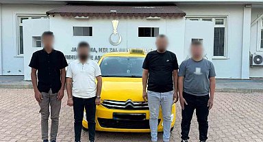 Gaziantep'te 5 düzensiz göçmen ile 5 organizatör yakalandı