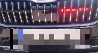 Gaziantep'te abart egzoz ve yetkisiz çakar kullanan 2 araca ceza