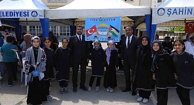 Gaziantep'te Gazze yararına hayır çarşısı kuruldu