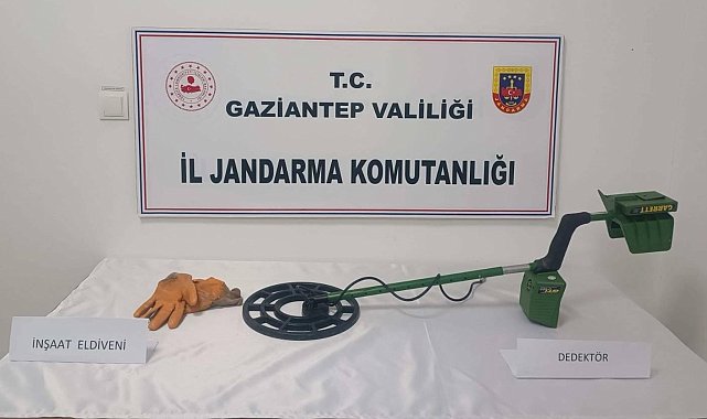 Gaziantep'te kaçak kazı yapan 3 şahıs suçüstü yakalandı