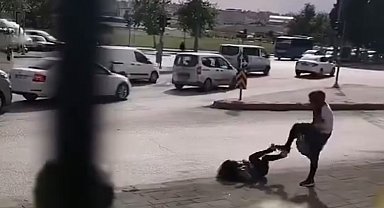 Gaziantep'te kadınların kavgası kamerada