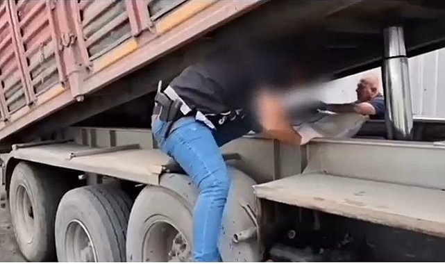 Gaziantep'te tır dorsesinde 45 kilo uyuşturucu ele geçirildi