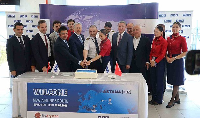 Gazipaşa-Alanya Havalimanı, FlyArsytan'ın ilk uçuşunu karşıladı