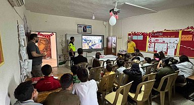 Gazipaşa'da öğrencilere trafik bilinci aşılandı