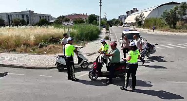Gazipaşa'da polis ve jandarmadan hava ve kara destekli denetim
