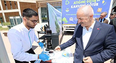 Gebze Belediyesi'nden 'Atığını Getir Kahveni Götür'