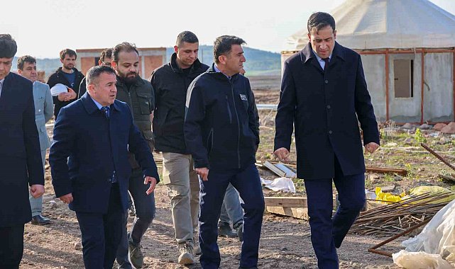 Gençlik Kampı ve Oba Kültürü Tematik Parkı'nda çalışmalar hızla devam ediyor