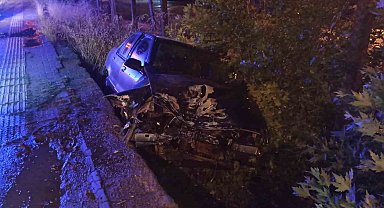 Genel başkanın makam şoförü kazada öldü