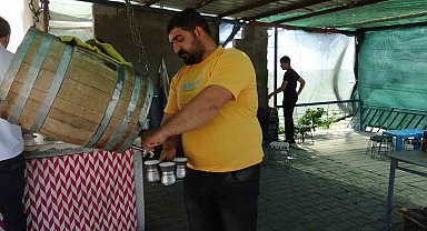 Gercüş'te bin 50 rakımda ayran keyfi