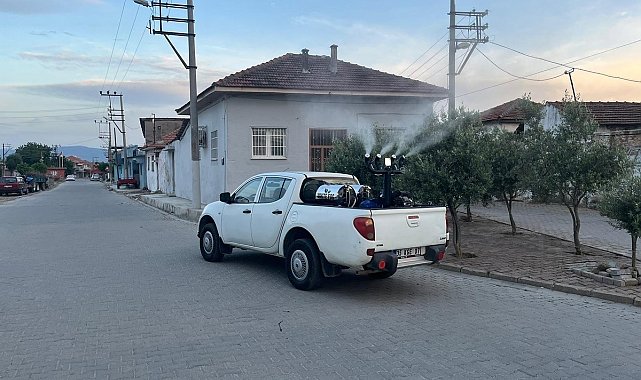 Germencik'te gece ilaçlamaları başladı