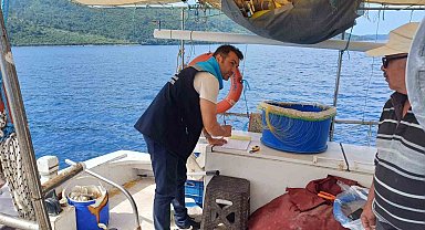 Gökova Körfezi'nde yasak av araçlarına el konuldu