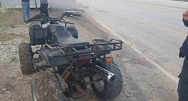 Gölbaşı'nda ATV devrildi: 2 yaralı