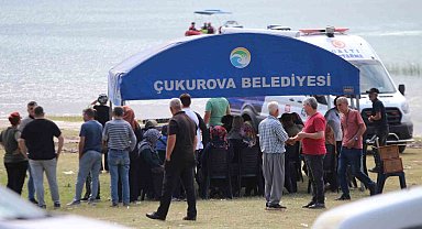 Gölde kaybolan genci arama çalışmaları sürüyor