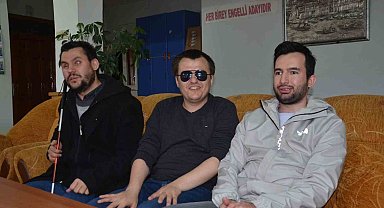 Görme engellilerin banka ve noter çilesi