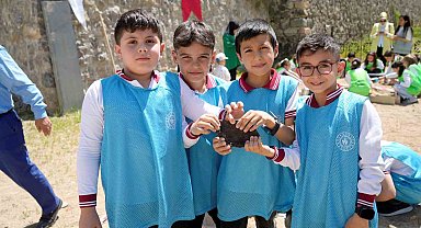 Gümüşhane'de çocuklara özel arkeolojik kazı deneyimi