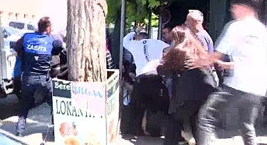 Güngören'de iş yerinde yaşanan patlama sonrası gazetecilere saldırı
