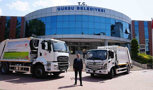 Gürsu'ya Çevre Bakanlığı'ndan Hibe Araç Desteği
