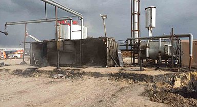 Güven asfalt tesislerinde patlama: 1 ölü, 1 yaralı