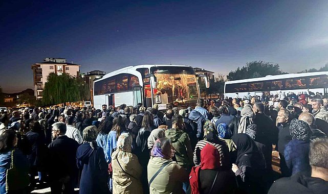 Hacı adayları kutsal topraklara uğurlandı