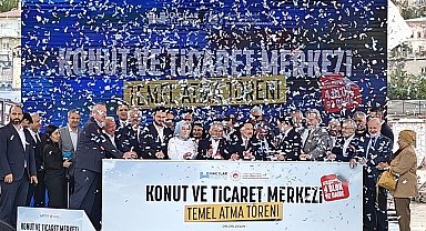 Hacılar'da konut ve ticaret merkezi temel atma töreni yapıldı