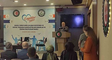 HAK-İŞ Genel Başkanı Arslan: "900 bine yakın HAK-İŞ üyesi içerisinde tespit edebildiğimiz engelli sayımız 5 bin 500 civarında"