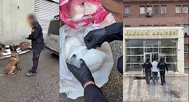 Hakkari'de 35 kilo uyuşturucu ele geçirildi