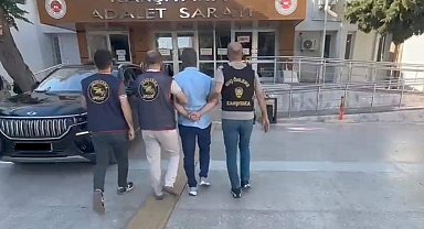 Hakkında 32 yıl 11 ay hapis cezası bulunan firari şahıs İzmir'de yakalandı