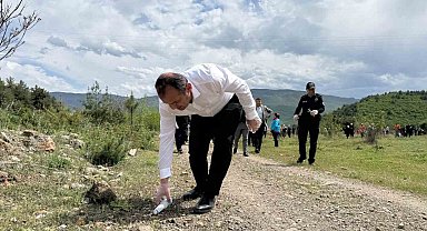 Hanönü'nde "Orman Benim" etkinliğiyle çevre temizliği yapıldı