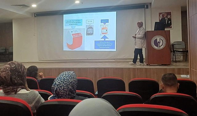Hastane temizlik personeline uygulamalı eğitim
