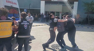 Hastanedeki yangın tatbikatında öğrencilerin performansı gerçeği aratmadı