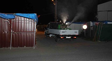 Hatay'da haşereyle mücadele gece gündüz devam ediyor