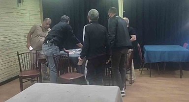 Hatay'da Kumar oynayan şahıslara suçüstü