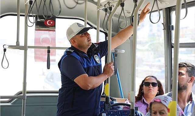 Hatay'da toplu taşıma araçlarında klima denetimi