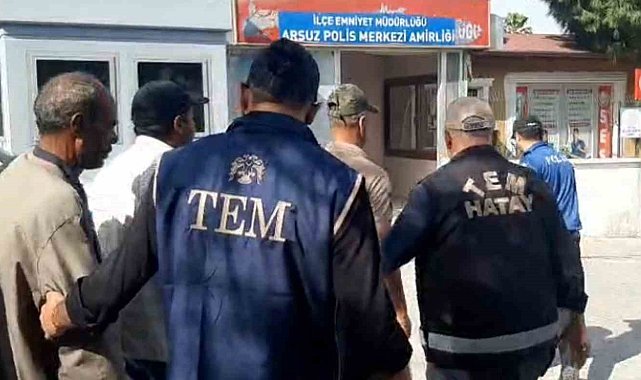 Hatay'da vize ihlali ve kaçak yabancı operasyonu