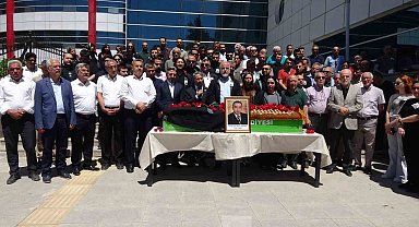 Hayatını kaybeden eski baro başkanı için adliyede cenaze töreni düzenlendi