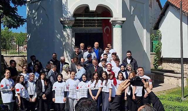 Hayme Ana'nın kabrinin bulunduğu köyden Domaniç'e Gençlik Yürüyüşü