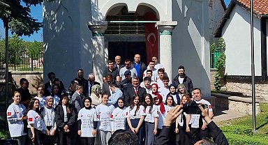 Hayme Ana'nın kabrinin bulunduğu köyden Domaniç'e Gençlik Yürüyüşü