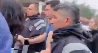 Hayvan barınağında gergin anlar