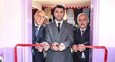 Hisarcık Aşağı Yoncaağaç köyünde açılan giyim kursunun yıl sonu sergisi